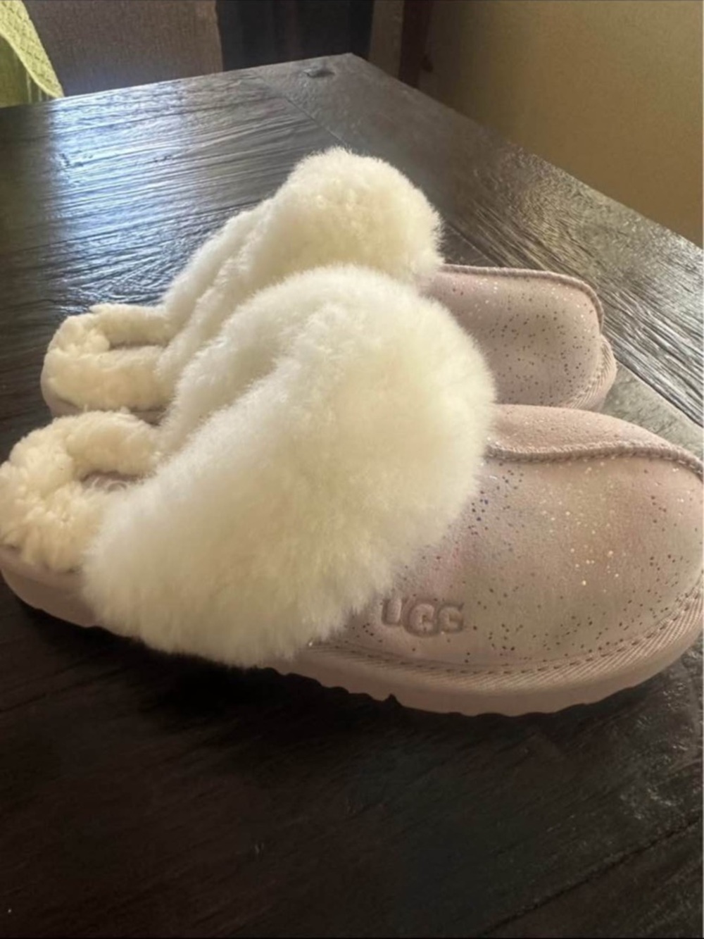 UGG lavender  Sparkle Clog Slippers